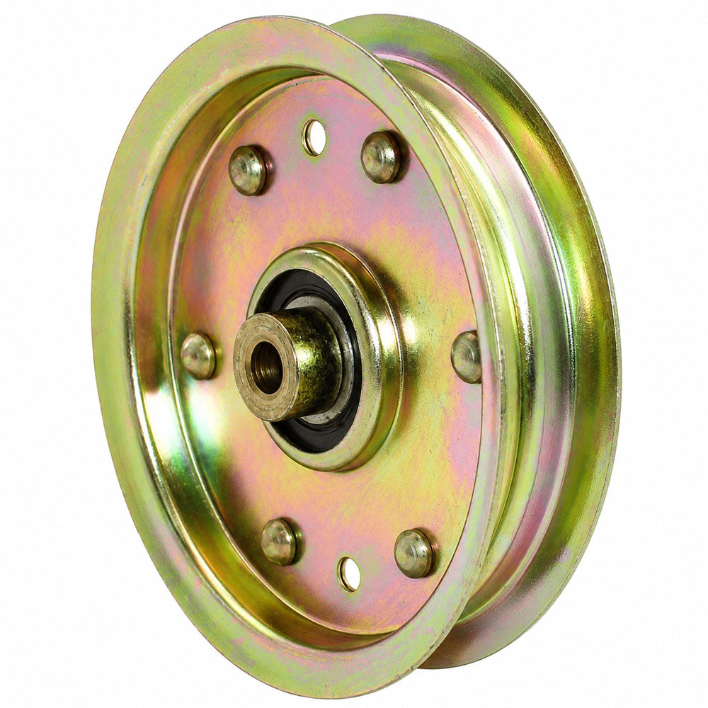 756-04129C New Zinc Flat Idler Pulley Fits Craftsman LT1000 Fits Cub Cadet