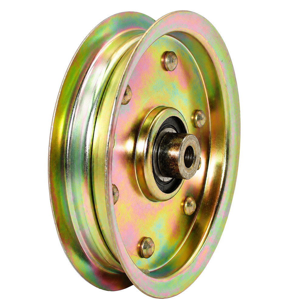 756-04129C New Zinc Flat Idler Pulley Fits Craftsman LT1000 Fits Cub Cadet