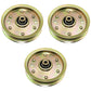 Qty 3: Flat Idler Pulleys Fits MTD Replaces 753-08171
