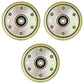 Qty 3: Flat Idler Pulleys Fits MTD Replaces 753-08171