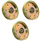 Qty 3: Flat Idler Pulleys Fits Cub Cadet Replaces 753-08171