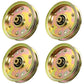 Qty 4: Flat Idler Pulleys Fits MTD Replaces 753-08171