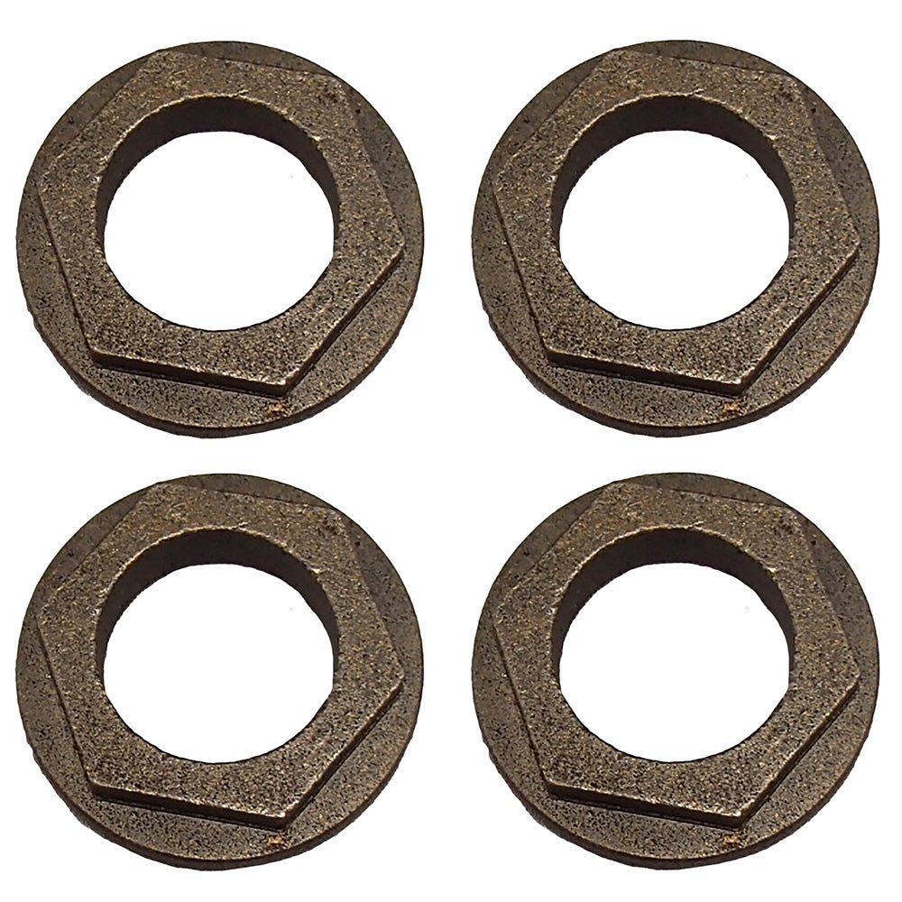 Qty 4: Hex Steering Bushing Fits MTD Replaces 741-0656