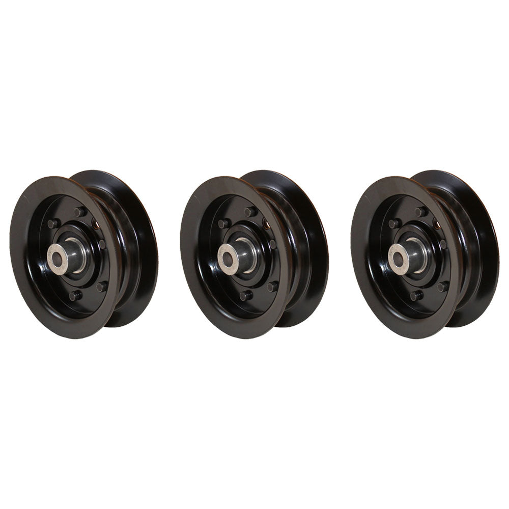 3 Pcs Flat Idler Pulley Fits Exmark Lawn Boy Fits Toro 106-2175 Z4200 Z5000