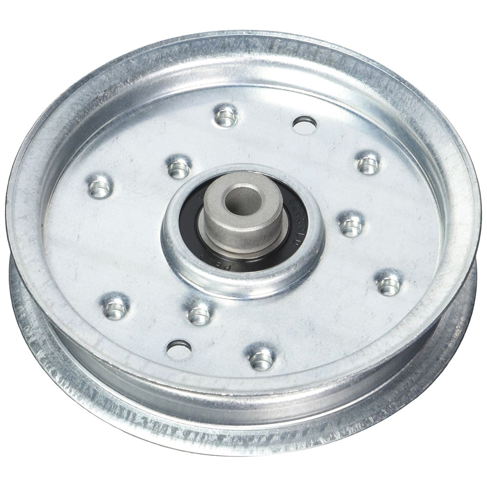 Flat Idler Pulley (Silver Zinc Coated) Fits MTD Replaces 753-08068A