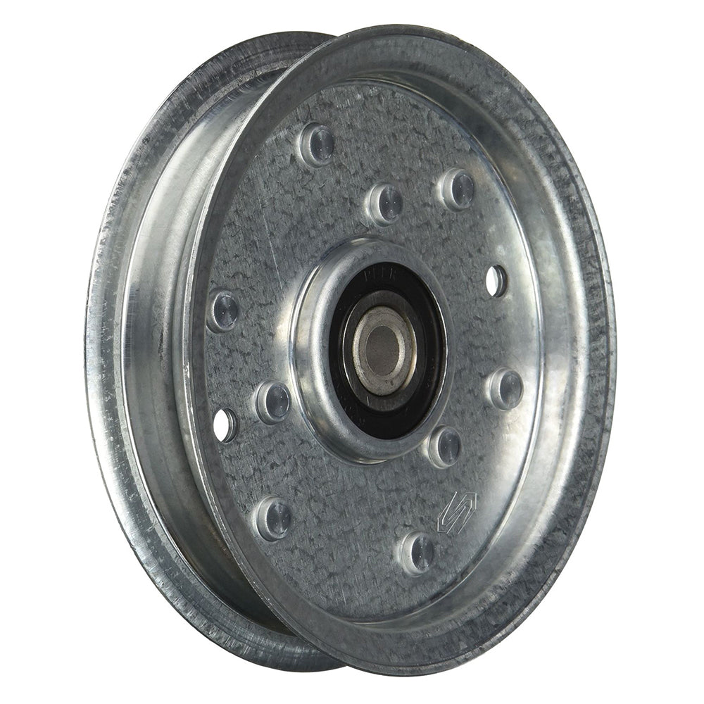 Flat Idler Pulley (Silver Zinc Coated) Fits MTD Replaces 753-08068A