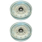 (2) Idler Pulley Fits Exmark Lazer Z & Lazer Z XP Mower With 60" 72" Deck