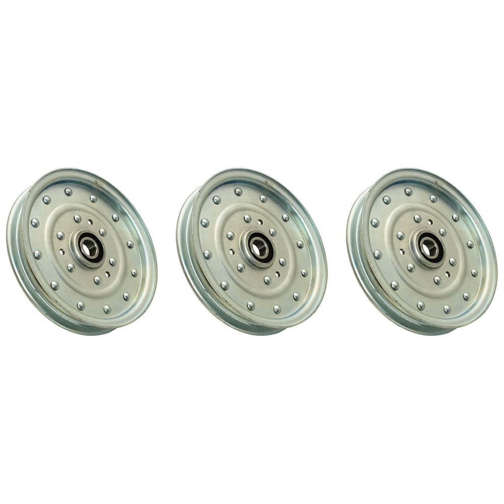 3 Idler Pulleys Fits Exmark Fits Toro 126-7685 1-633109 116-4667 Fits Husqvarna