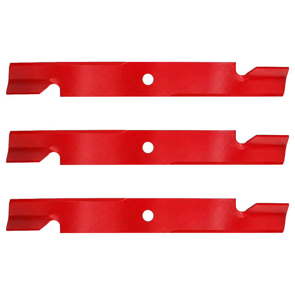 103-6384 Qty 3: Notched Fits Hi-Lift Blade  Fits Exmark FRONT RUNNER LASER AS