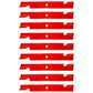 103-6384 Qty 9: Notched Fits Hi-Lift Blade Fits Exmark FRONT RUNNER LASER AS