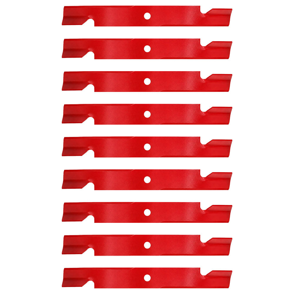 (9) 103-6384 High Lift - Notched Mower Blades Fits Exmark Lazer Z Advantage 72"