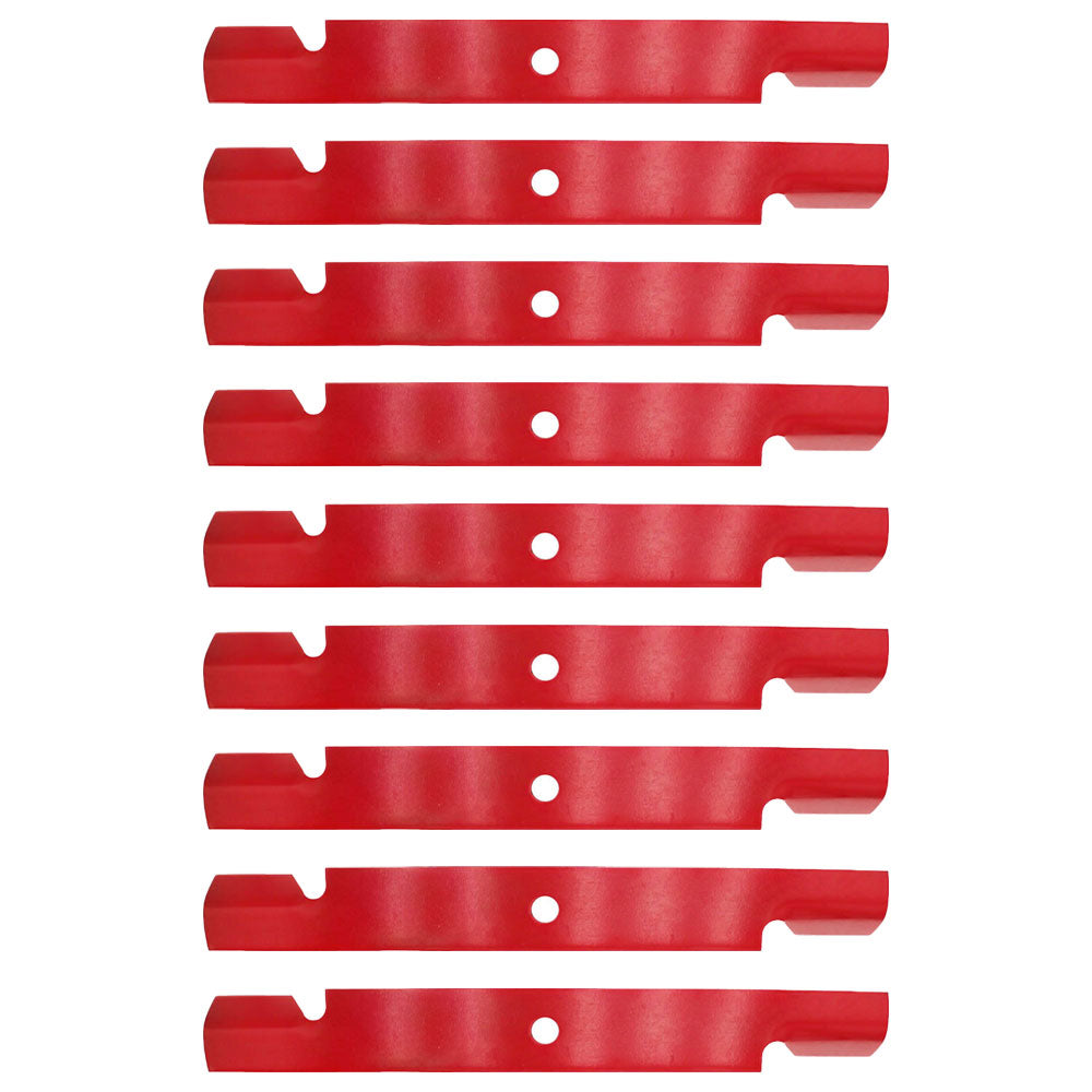 103-6384 Qty 9: Notched Fits Hi-Lift Blade Fits Exmark FRONT RUNNER LASER AS