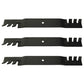 3-61" mower mulching blades to fit Snapper 7073971YP 79222 79371 Hustler 794859