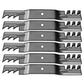 H-1667 Qty 6: Toothed Blade Fits Country Clipper SR-125 SR1025 SR1220 SR1220L