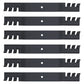 1696323YP Qty 6: Toothed Blade Fits Snapper 3 for 61" Deck