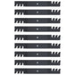 320242 Qty 9: Toothed Blade Fits Woods 1850 Mow`n Machine 1855 Mow`n Machine