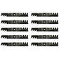 00273100 Qty 10: Toothed Mower Blades Fits Ariens Zero-Turn Mowers