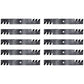 363291 Qty 10: Toothed Mower Blades Fits Encore HydroPro Series Walk-Behinds