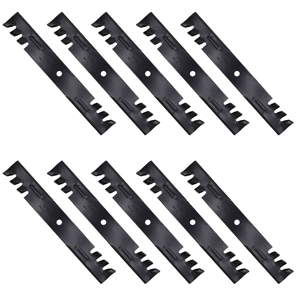 D18037 Qty 10: Toothed Mower Blades Fits Great Dane Zero-Turn Mowers