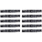 112111-02 Qty 10: Toothed Mower Blades Fits Bobcat Lawn Mowers