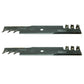 PL4206 Qty 2: Toothed Mower Blade Fits John Deere Various