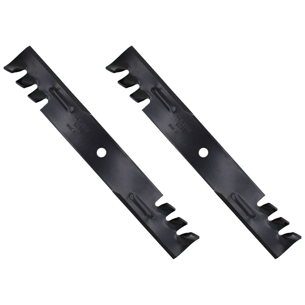 1-303146 Qty 2: Toothed Mower Blades Fits Exmark Laser Z Laser Z HP Turf Tracer