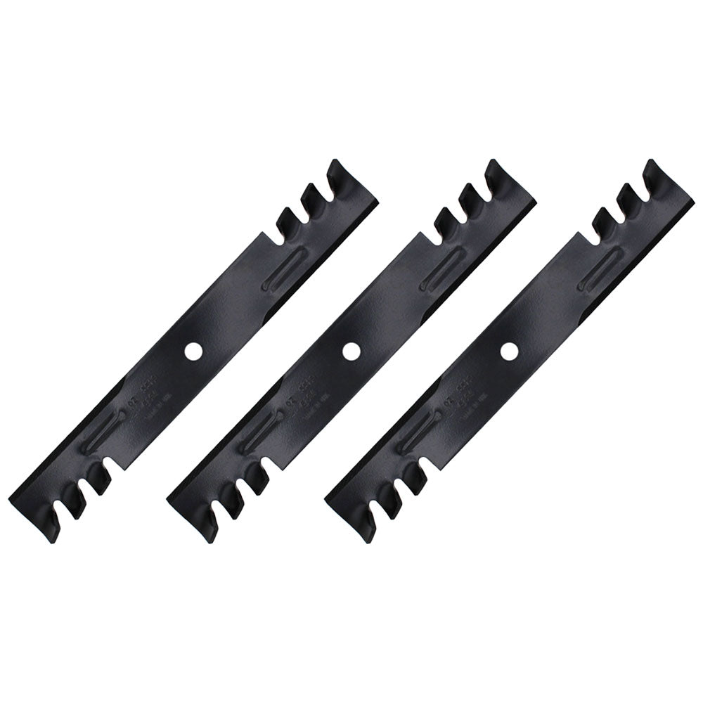 48108 Qty 3: Toothed Mower Blades Fits Scag  48108 48185 481707 481711