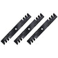 00273100 Qty 3: Toothed Mower Blades Fits Ariens Zero-Turn Mowers