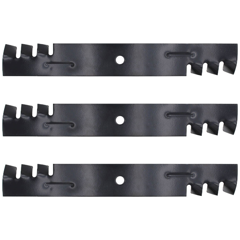 48108 Qty 3: Toothed Mower Blades Fits Scag  48108 48185 481707 481711