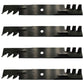 363291 Qty 4: Toothed Mower Blades Fits Encore HydroPro Series Walk-Behinds