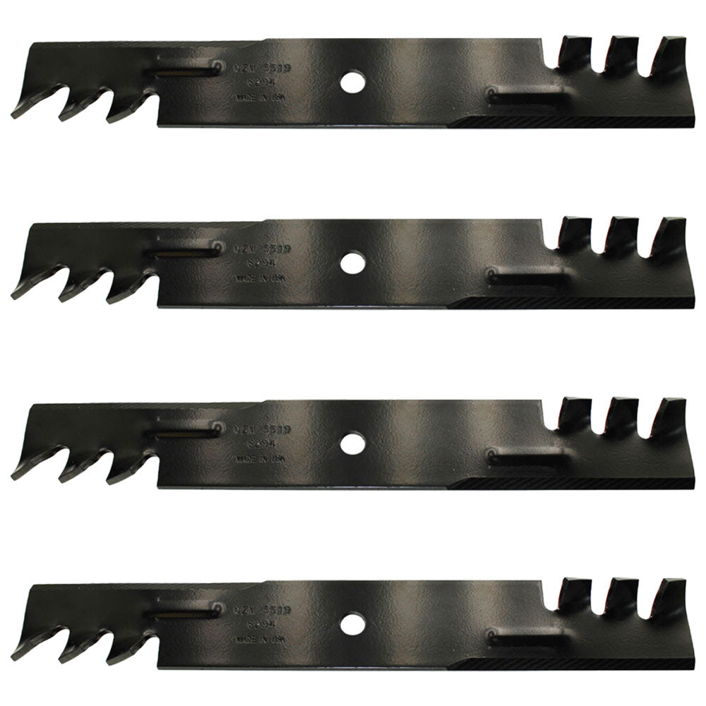 00273100 Qty 4: Toothed Mower Blades Fits Ariens Zero-Turn Mowers