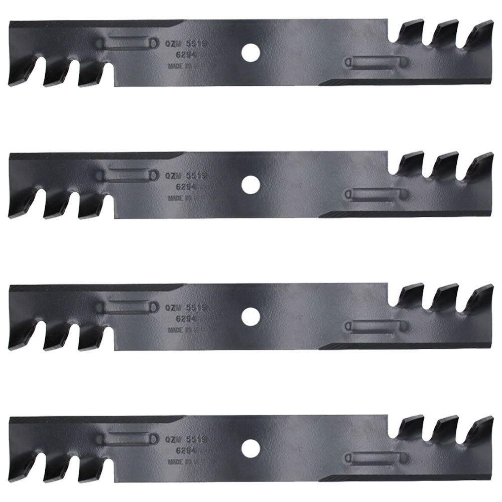 10715 Qty 4: Toothed Mower Blades Fits Dixon Commerical/Residential Zero-Turns