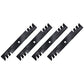 48108 Qty 4: Toothed Mower Blades Fits Scag 48108 48185 481707 481711