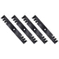 1-7037 Qty 4: Toothed Mower Blades Fits Yazoo/Kees Commercial Zero-Turn Mowers