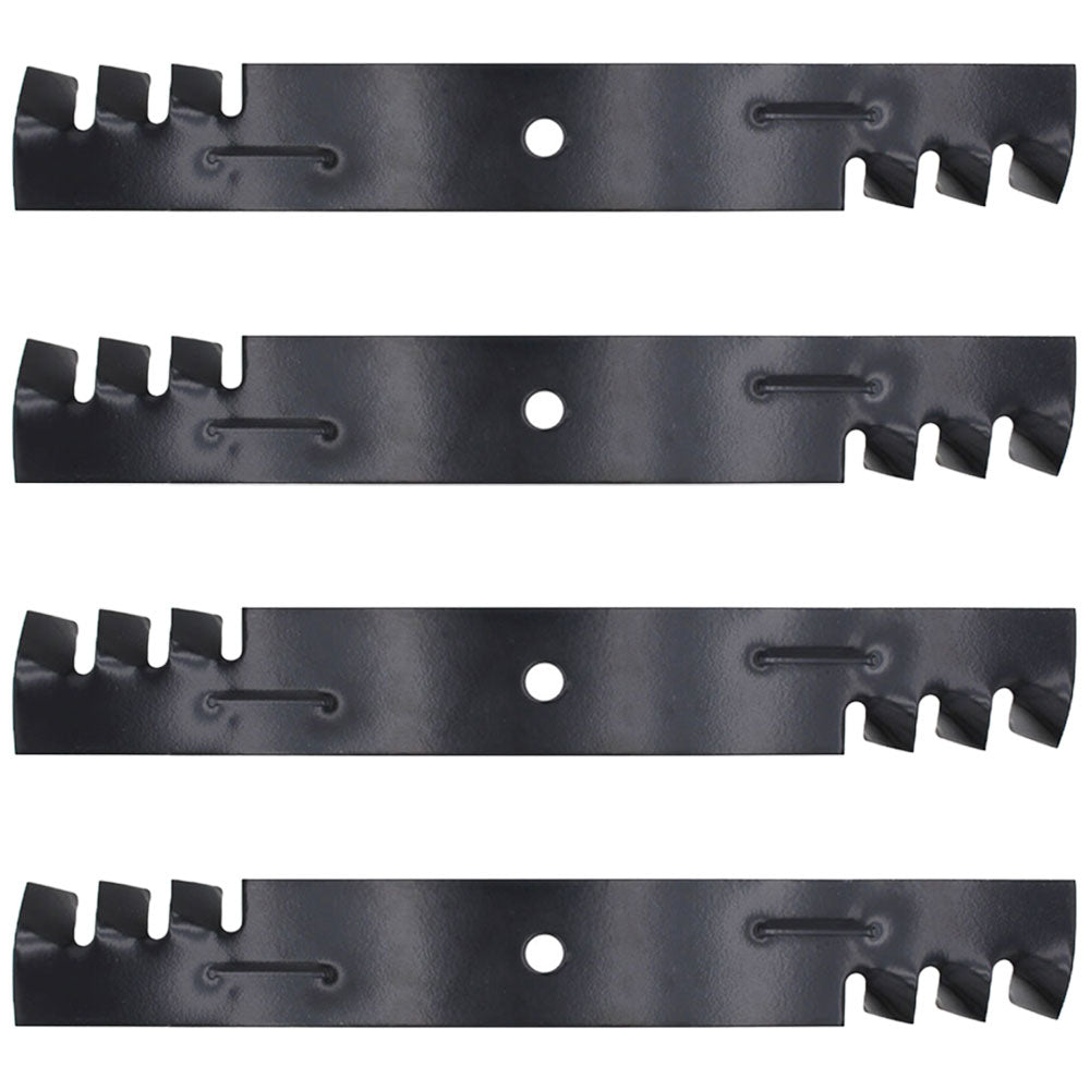 48108 Qty 4: Toothed Mower Blades Fits Scag 48108 48185 481707 481711
