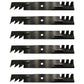 00273100 Qty 6: Toothed Mower Blades Fits Ariens Zero-Turn Mowers