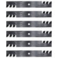 1756152AYP Qty 6: Toothed Mower Blades Fits Simplicity Zero-Turn Mowers