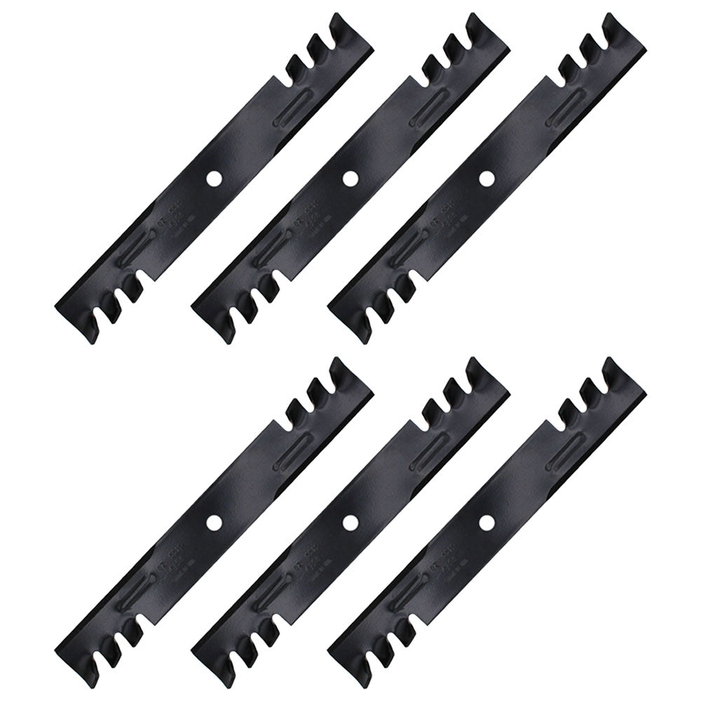 10715 Qty 6: Toothed Mower Blades Fits Dixon Commerical/Residential Zero-Turns