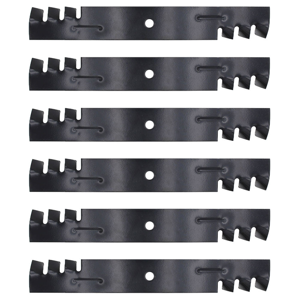 363055 Qty 6: Toothed Mower Blades Fits Jacobsen Commercial Mowers