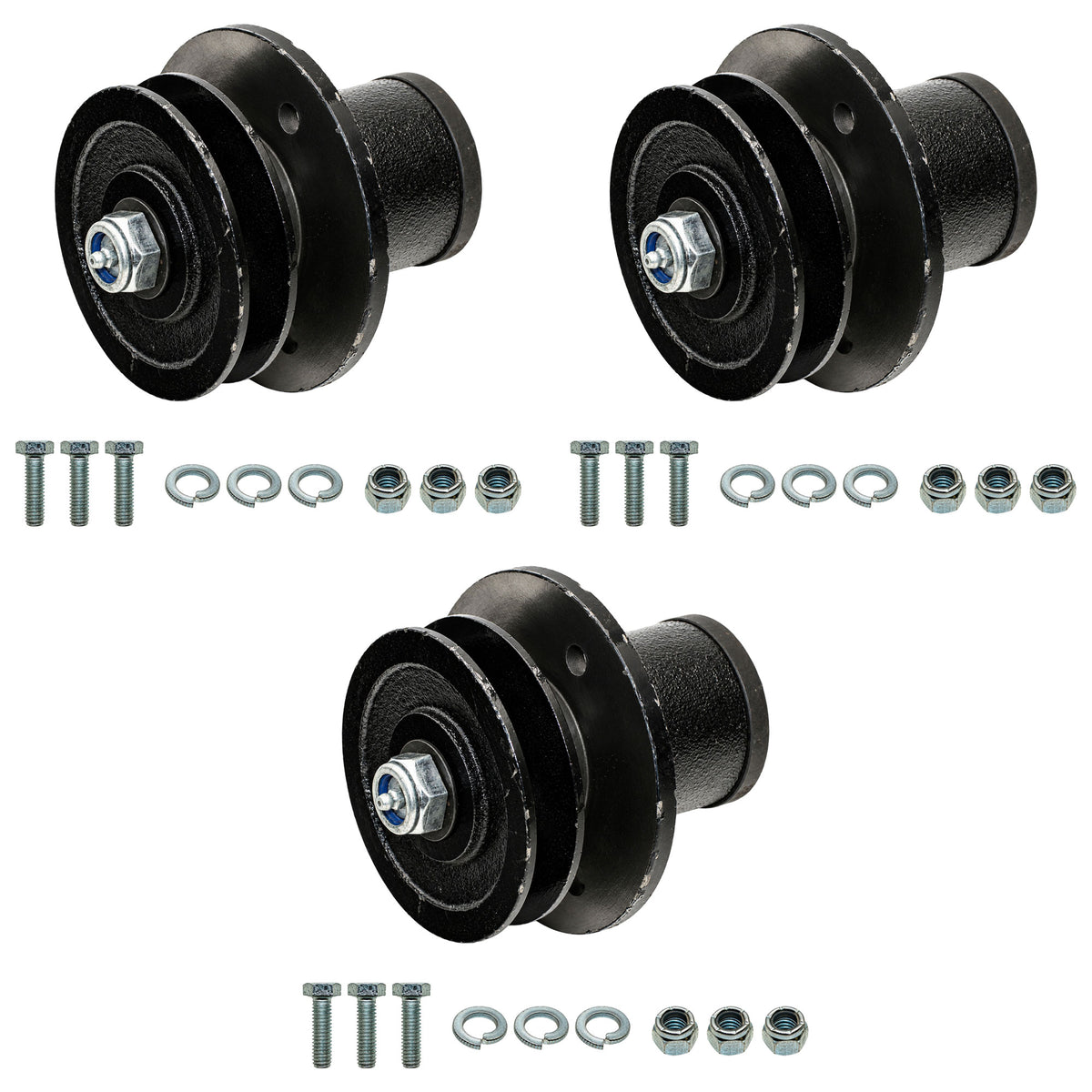 Three (3) Pack of Replacement Blade Spindles 502303 Fits King Kutter Finish