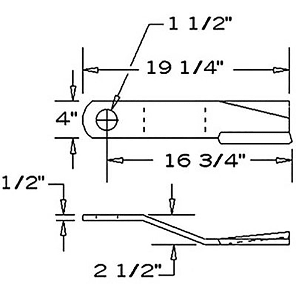 1251205 CW Lift Rotary Cutter Blade Fits BUSH HOG