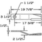 CW Suction Rotary Cutter Blade Fits John Deere Replaces WP753841