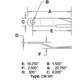 80A84325 CW Lift Rotary Cutter Blade Fits BUSH HOG 13368 3008 3214 3368