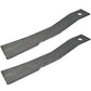 1251207 Qty 2: CCW Lift Rotary Cutter Blade Fits BUSH HOG 1206 1256