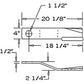 MOQ20-0046-AIC CW Lift Rotary Cutter Blade
