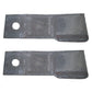 TB2031A Blade Pair Fits Tiger for 50" Deck Boom Mowers w/ 1-1/2" Offset