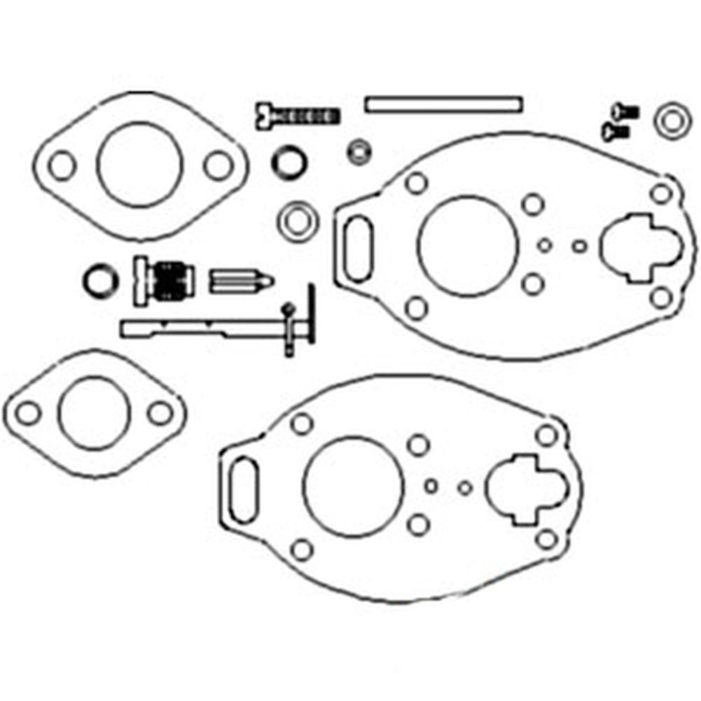 BK318 Carburetor Kit MSCK27 Fits Case-IH Models: 454 464 574 674 2400A 2400B++