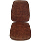 New Brown Suspension Seat Cushion Set N14340 N14341 Fits Case Backhoe Model(s)