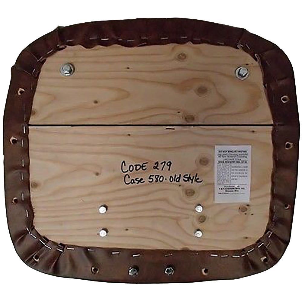 New Brown Suspension Seat Cushion Set N14340 N14341 Fits Case Backhoe Model(s)