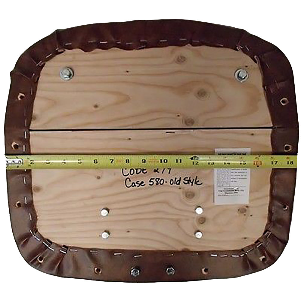 New Brown Suspension Seat Cushion Set N14340 N14341 Fits Case Backhoe Model(s)